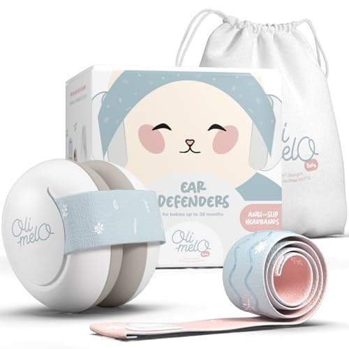 Oli-Melo Baby Ear Defenders: Noise Cancelling Headphones up to 34dB UKCA