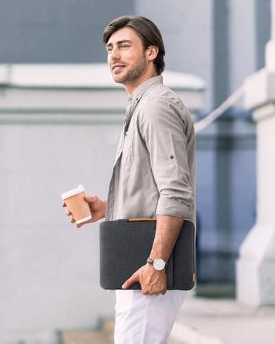Inateck 13 Inch Laptop Sleeve 360° Protective Case with Handle — view 6