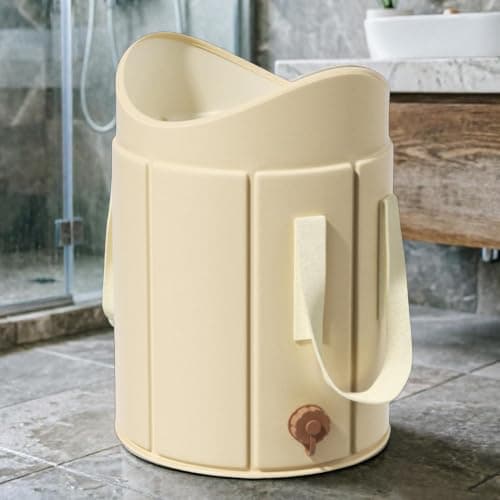 Tall Foldable Foot Bath Soak Tub with Handle, Knee-High Portable FootTub — view 4