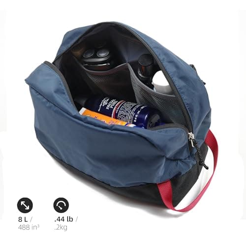 Travel Toiletry Bag 8L, Large Wash Bag with Waterproof TPU Wet/Dry Compartment — view 3