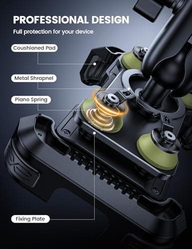 Lamicall Motorbike Phone Holder, [Anti-Theft] Motorcycle Phone Mount Green — view 3