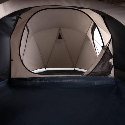 KAMPA Wanderlight Camping Tent – Lightweight Backpacking Tent with Pole Frame, Multiple Doors, 75D Waterproof Polyester Flysheet & Compact Pack Size - Trekking, Hiking, Camping (Mushroom, 3 Person) — view 2