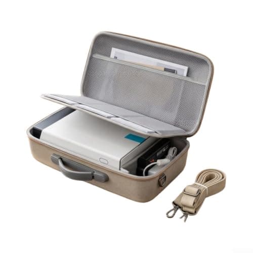 Travel Bag for Liene for pixcut S1 Projector Storage Travel(1558 Khaki) — view 5