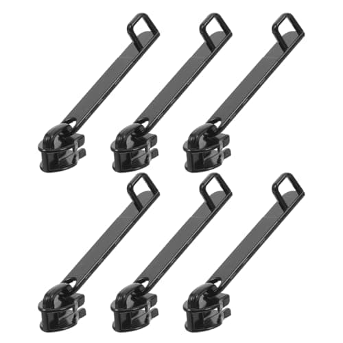 HOMOCONO 6 pcs Universal Zipper Replacement Kit Zipper Pull Tab Repair Tool for Suitcase Luggage Backpack and Jacket Easy Broken Slider Fix 8 — view 4