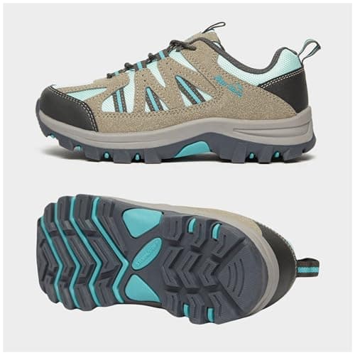 Peter Storm Kids’ Buxton Vent Walking Shoe with High Traction Rubber Sole, Lightweight, Breathable & Durable, Outdoors (Grey Blue, UK Footwear Size System, Big Kid, Numeric, Medium, 5) — view 3