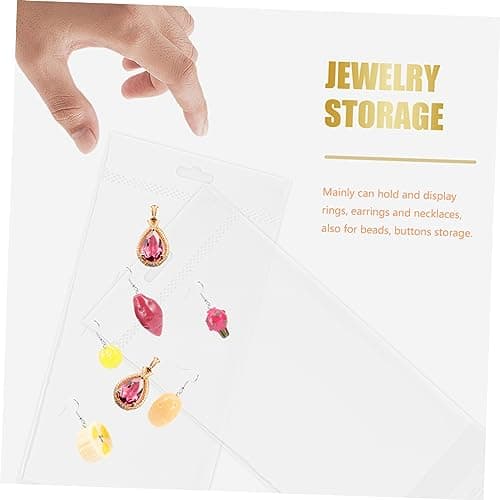 GLEAVI 200pcs Self-adhesive Bags Small Storage Bags Packing Organizer Clothing Supplies Packing Folder Adhesive Strip Storage Small Business Packaging Tshirt for Business — view 4