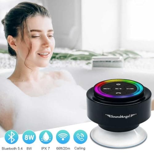 Xleader Pro Shower Speaker (Upgraded) Certified IPX7 Waterproof Bluetooth — view 3