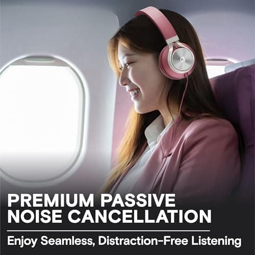 ARTIX Wired Headphones with Microphone & Volume Control, Foldable On-Ear Kids Headphones with 3.5mm Audio Jack for Mobile, Laptop, Computer, Chromebook, iPad & Tablet — view 3