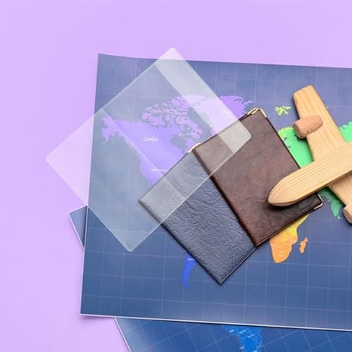 HEALSOPTHY 15pcs Passport Cover with Card Slots PVC Travel Document Holder — view 4