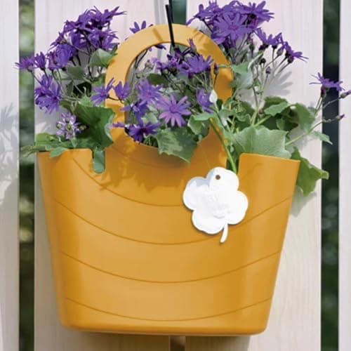 Reusable Tote Shopping Carry All Bag Basket Bucket Travel Foldable Shopping Bags Plastic Large Handles Strong Multipurpose for Laundry Beach Storage Flexible (Blue, Small) — view 2