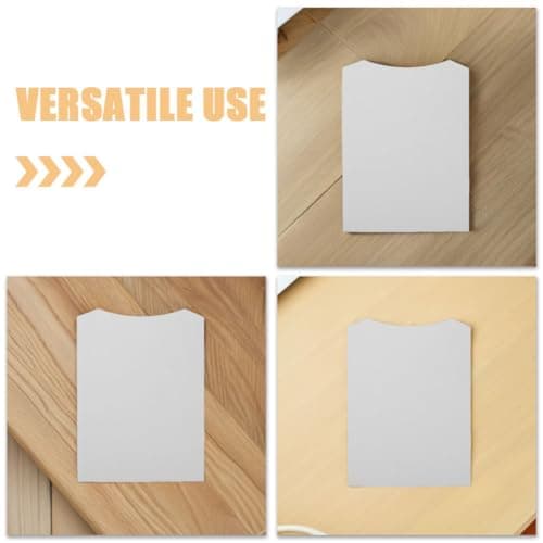 50pcs Tshirt Folder Board Adult White Paper Packaging Inserts — view 3