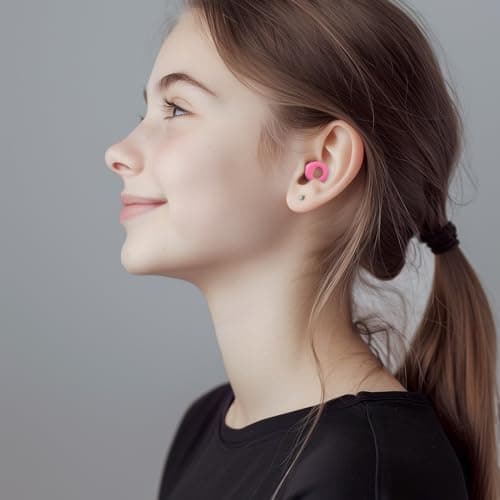 HOYIO Ear Plugs for Noise Reduction–Super Soft, Reusable Hearing Protection in Flexible Silicone for Sleep, Noise Sensitivity & Flights-8 Ear Tips in XS/S/M/L–27dB Noise Cancelling–Light Pink — view 5
