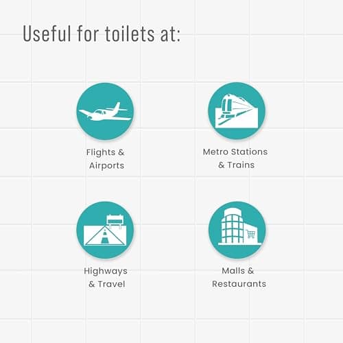 PEE BUDDY Disposable Paper Toilet Seat Covers (Pack of 80) | No Direct Contact with Unhygienic Seats| Easy to Dispose| Nature Friendly| Must Have for Women — view 6