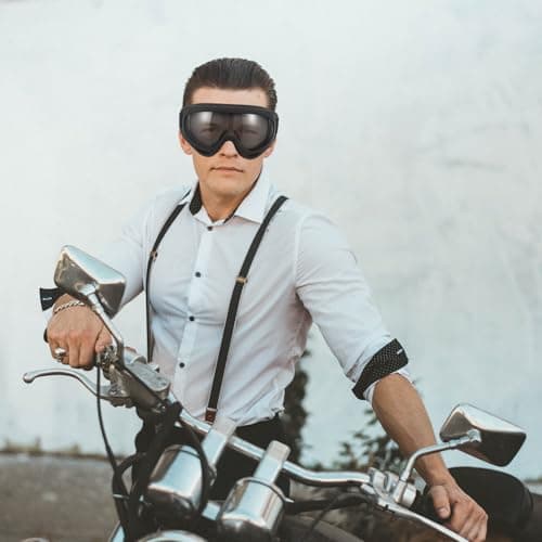 Goggles Tpu Windproof Black Cycling for Skiing and Motorcycle , Riding — view 6