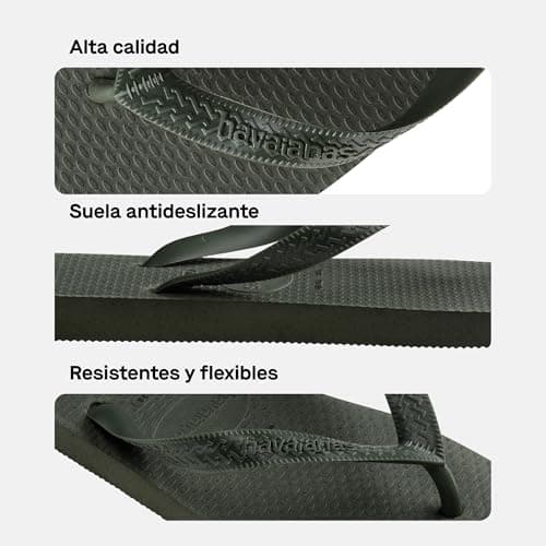 Havaianas Top Color Unisex Adults Flipflop Green Olive/Green Olive 3.5/4 UK — view 4