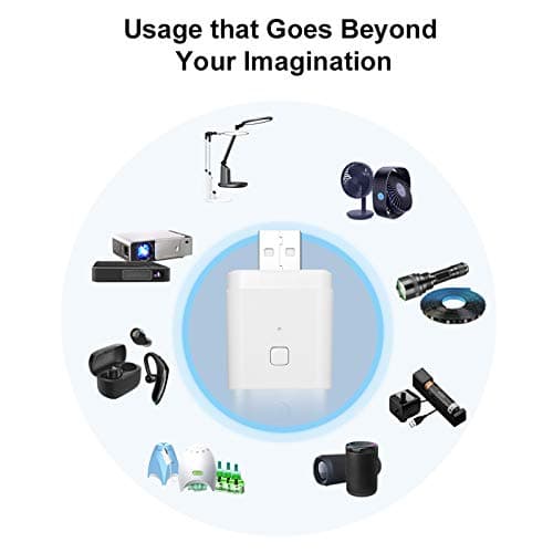 Splenssy Tuya Micro 5V Wireless USB Smart Adaptor Flexible and Portable Make USB Devices Smart via Tuya APP Voice Control Compatible with Alexa Google Home — view 6