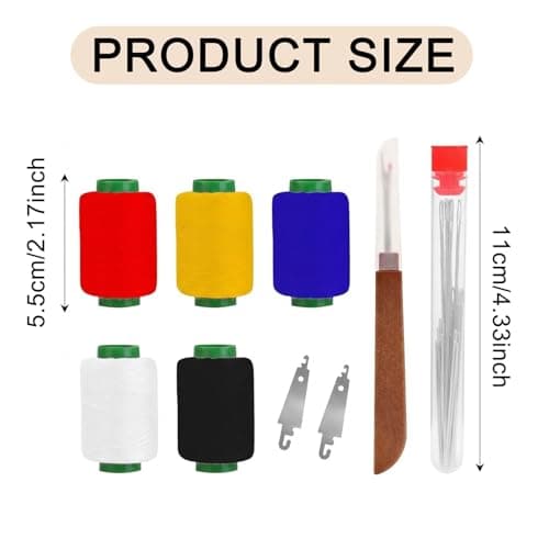 41 Pcs Sewing Tool Set,Thread Kit Including Stainless Steel Sewing Needles,Threader Suture,Thimble Needle, Remover Case,for Mending, Handcraft, Beginners, Daily Use & Women's Gifts — view 2