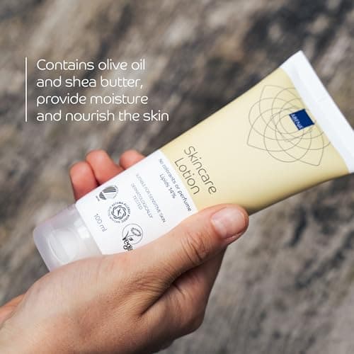 Abena Moisturiser | 100ml | Lotion for Sensitive and Dry Skin | Hands, Face and Body Lotion | No Fragrance Body Cream | Skin Food Moisturiser Containing 14% Lipids and Glycerin — view 3