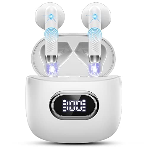 3-in-1 Buletooth 5.4 Translator Earbuds with 7 Translation Modes, 49H Playtime, AI Language Translation Earbuds Real Time, 164 Languages Headphones Translator In Ear for Travel Business Learning White