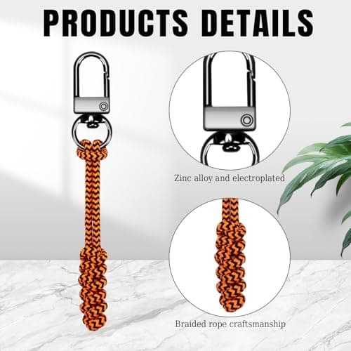 NOVWANG 8-Pack Black Zipper Pulls Detachable Zipper Replacement Zippers Repair Tab Kit for Backpacks Purse Luggage Jackets Suitcases Handbags Clothing Accessories — view 4