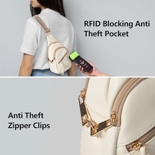 OSOCE Crossbody Bag for Women RFID Blocking Anti-theft Sling Shoulder Bag — view 5