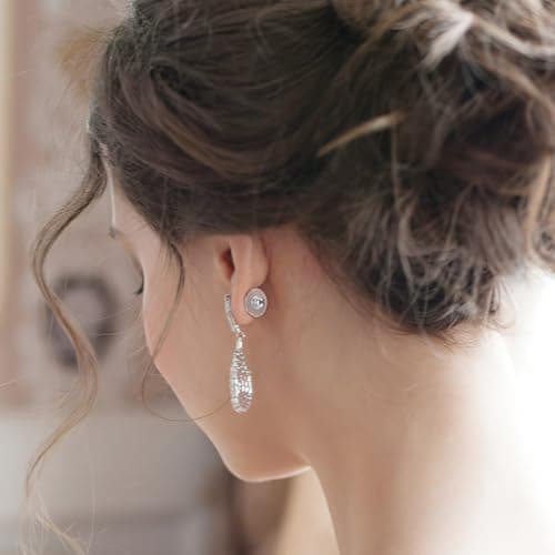 Locking Earring Backs for Studs, 6 Pcs Silicone Silver — view 5