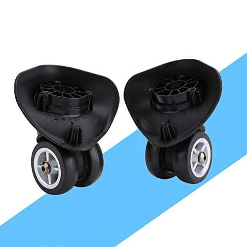 2Pcs Suitcase Replacement Wheels, Universal Heavy Duty Durable Spare Spinner Wheel Repair Accessory for Repairing Damaged Suitcase Compartment wheels — view 6