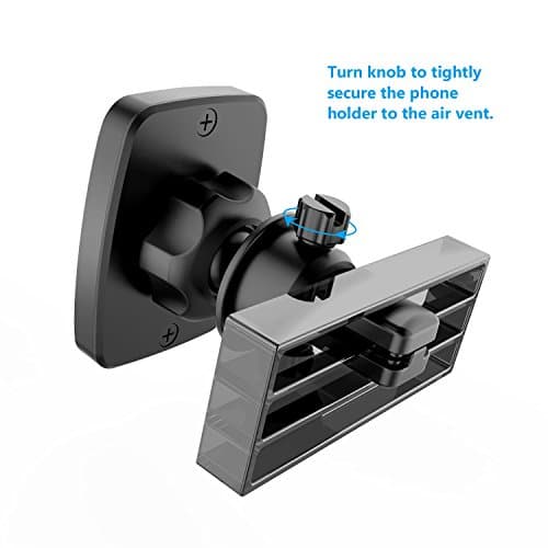 Magnetic Phone Car Mount, WixGear Universal Bite-Lock Air Vent Magnetic Phone Car Mount Holder, for Cell Phones with Swift-snap Technology — view 3