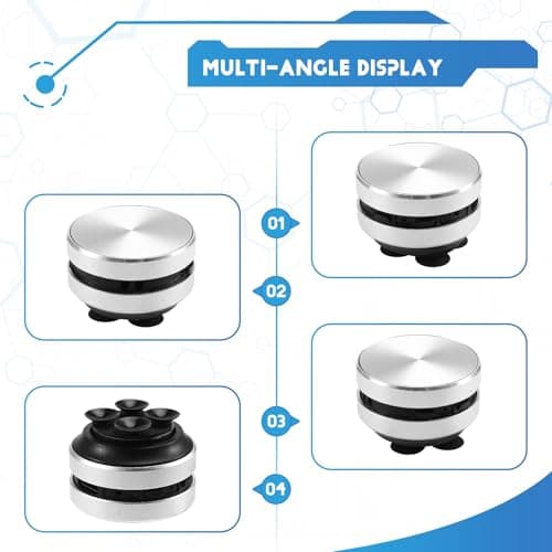 Clickinline Portable Compatible Bone Conduction Speaker Stereo Sound Bluetooth Speaker Easy Install (Silver) — view 4