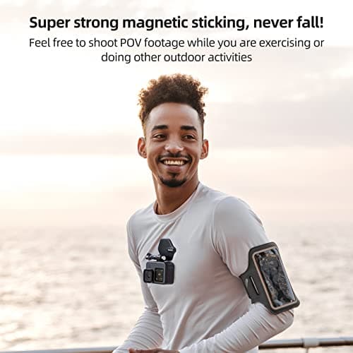 TELESIN Magnetic Neck mount for Action Camera, Snap on-off — view 2