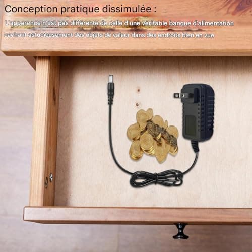 Secret Safe Lock Box Storage Compartment Cabinet Cash — view 2