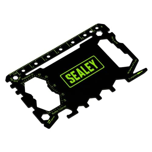 Sealey MT501 Card Sized 50-in-1 Pocket Multi-Tool fits in Wallet