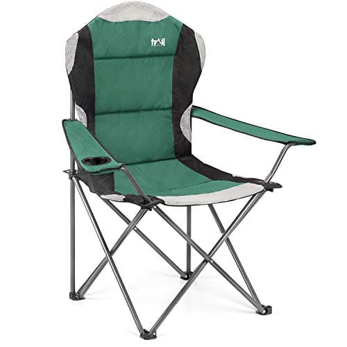 Trail Kestrel High Back Camping Chair, Green