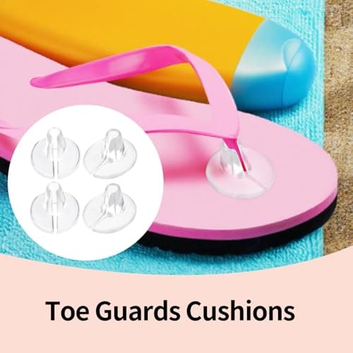 Sandal Toe Protector 2 Pair, Outdoor Thong Toe Cushion, Anti-Slip Sandals Feet Protectors for Sports Outdoors Travel Beach Casual Commuting Backpacking — view 2