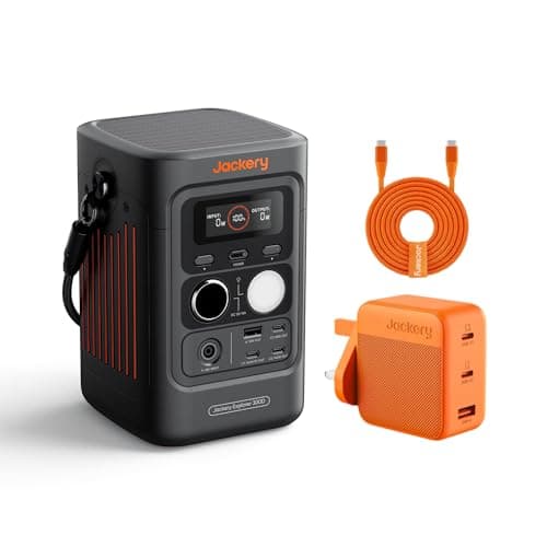 Jackery Explorer 300D Power Bank 288Wh with 102W GaN 3-Port Charger