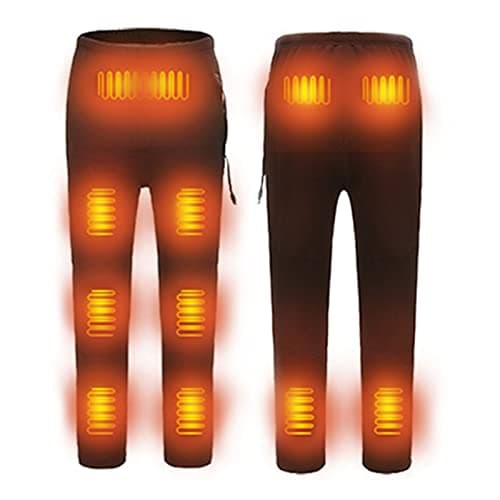 Men Women Heated Underwear, 22 Heating Zones Heated Base Layer Set USB Rechargeable Heated Body Warmer Fleece Lined Heated Tops and Long Johns 3 Heating Levels Thermal Clothing Set for Motorcycle — view 5