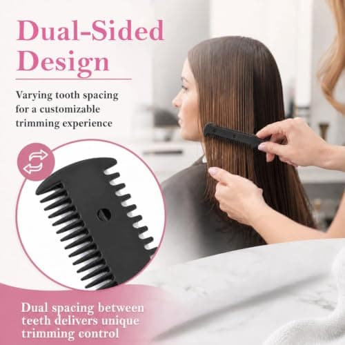 Hair Cutter Comb, Double Sided Split End Trimmer for Hair Styling — view 5