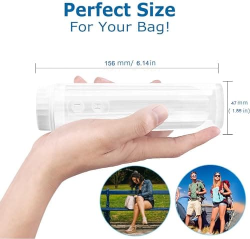 Portable Travel Bidet, YAMI IPX6 Waterproof Electric Bidet Sprayer with Automatic Decompression Film and Nozzle 180 Degree Adjustment for Baby Wash, Personal Care, Disability, Traveling (140ml) — view 5