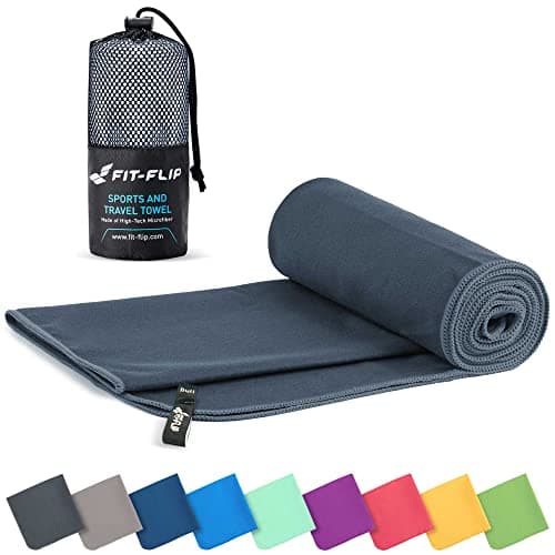 Fit-Flip Microfibre Towel - Compact, Ultra lightweight & Quick dry