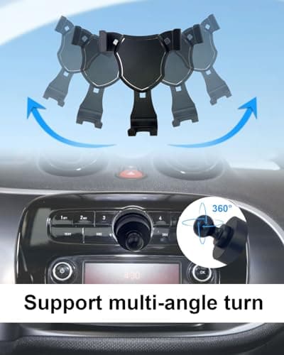 SEYUGOPTI 360° Adjustable Car Phone Holder for Smart 453 Forfour — view 3