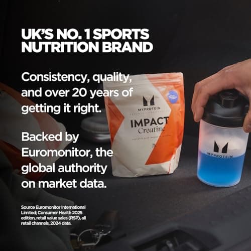 Myprotein Impact Creatine Sachets | 30 x 5g (30 Servings) | Single-Serve Pure Micronised Creatine Monohydrate Powder | 5g per Serving | Supports High-Intensity Training & Recovery | Unflavoured — view 6