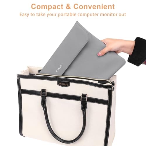 MOSISO Portable Monitor Case Sleeve 16.1 inch, Gray — view 5