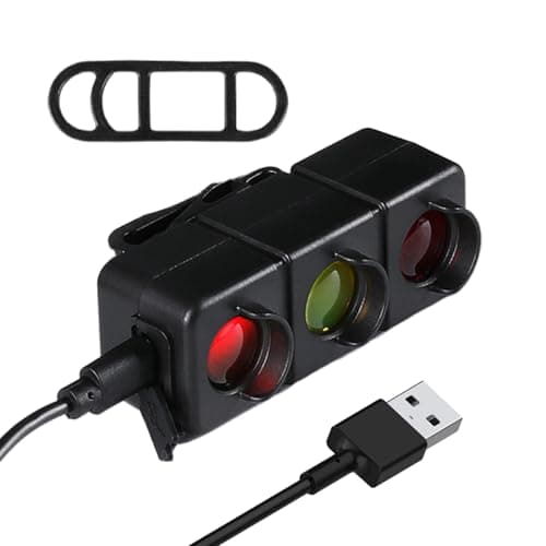 Rear Cycling Light Traffic Lamp Waterproof Bike Accessories Biking Gear