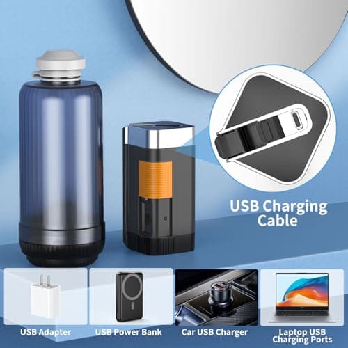 JUTIMER Portable Bidet for Travel. 2 Pressure Modes. — view 5