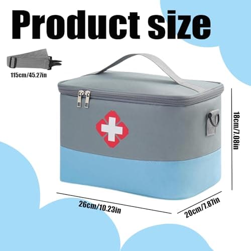 ChAusa Large Capacity Medicine Bag, Home First for Medication Organizer — view 2