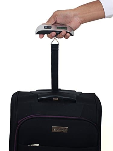 Digital Luggage Weighing Scale, 50kg Portable Electronic Suitcase Weigher for Travel with Backlit — view 5