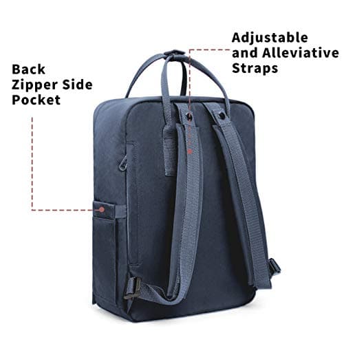 KALIDI Casual Daypack School Backpack for Women Men Boys Girls Travel Daily — view 4