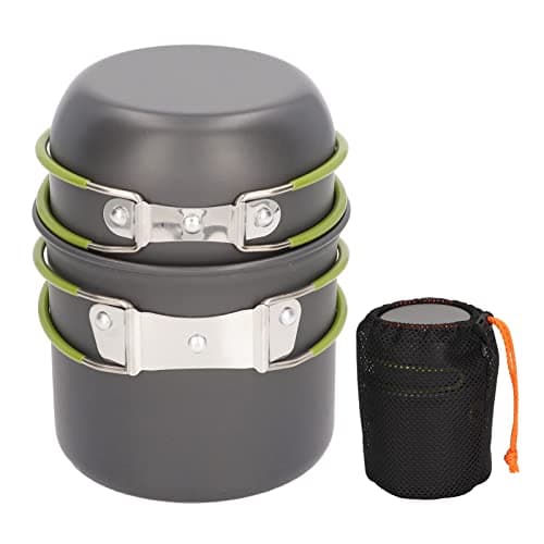 GYZOUKA Compact Camping Pot Set with Anti Scald Handle for Outdoor Use — view 6