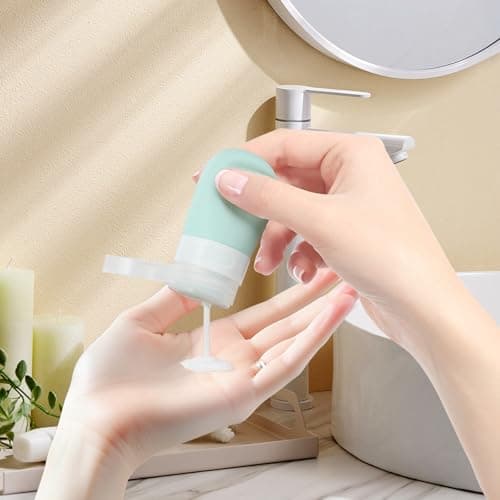 18 Pcs Travel Bottles Set Leakproof Silicone Containers Bag — view 6