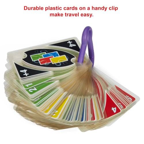 Mattel Games UNO H2O to Go Water resistant cards 2-10 players Ages 7+ — view 3
